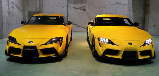 يمكن قيادتها.. متنزه ياباني يصنع سيارة بالحجم الطبيعي من مكعبات الليغو صورة رقم 1