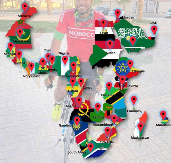 رحالة مغربي طاف 27 دولة بدراجته.. وعمل بـ7 مهن لتمويل رحلاته صورة رقم 2