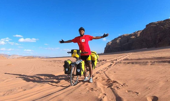 رحالة مغربي طاف 27 دولة بدراجته.. وعمل بـ7 مهن لتمويل رحلاته صورة رقم 4