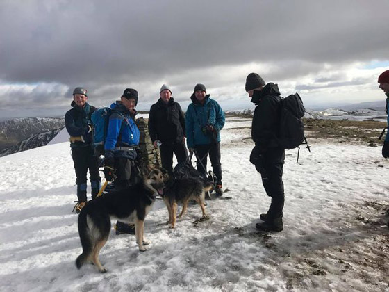 كلب ينقذ حياة متسلق بتدفئته 13 ساعة صورة رقم 4