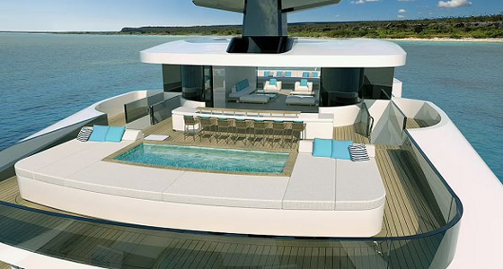 بالصور:يخت فاخر مصمم ليبدو كناطحة سحاب فخمة صورة رقم 5