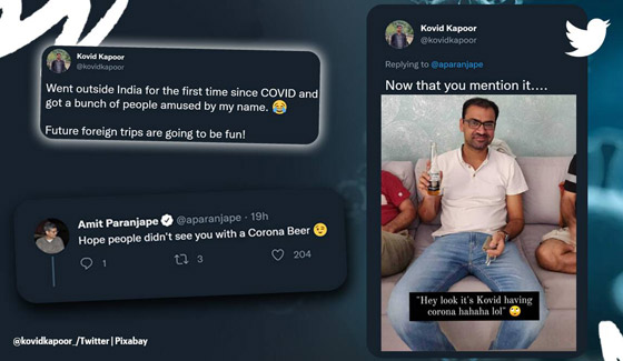 هندي يثير ضجة: اسمي كوفيد ولست فيروسا.. أنا 
