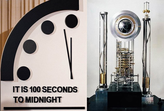 على عتبة الموت.. ساعة يوم القيامة تقف عند 100 ثانية حتى منتصف الليل! صورة رقم 3 على عتبة الموت.. ساعة يوم القيامة تقف عند 100 ثانية حتى منتصف الليل! صورة رقم 3