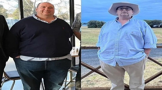 يخسر 90 كيلو بعدما تم طرده من عمله بسبب البدانة صورة رقم 1 يخسر 90 كيلو بعدما تم طرده من عمله بسبب البدانة صورة رقم 1