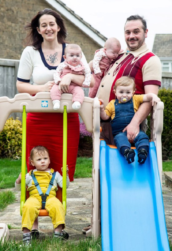 تتحدى التوقعات بإنجاب 4 توائم صورة رقم 4