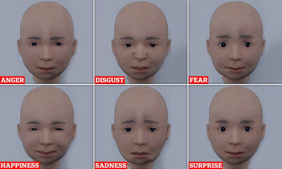 اليابان: تطوير روبوت طفل شبيها بالإنسان ينقل 6 مشاعر وتعابير وجه صورة رقم 1
