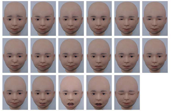 اليابان: تطوير روبوت طفل شبيها بالإنسان ينقل 6 مشاعر وتعابير وجه صورة رقم 4