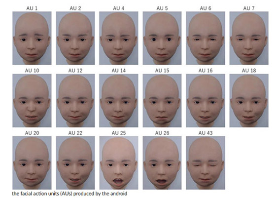 اليابان: تطوير روبوت طفل شبيها بالإنسان ينقل 6 مشاعر وتعابير وجه صورة رقم 6