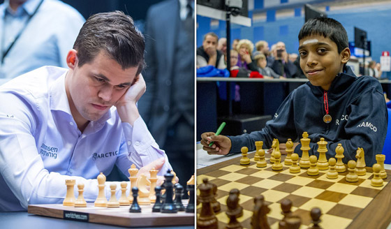 فيديو وصور: هندي عمره 16 عاما يفوز على بطل العالم في الشطرنج صورة رقم 8