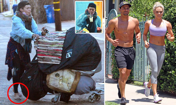 صور: عارضة أزياء شهيرة متشردة في الشوارع بسبب المخدرات وتأكل الطعام من القمامة! صورة رقم 4 صور: عارضة أزياء شهيرة متشردة في الشوارع بسبب المخدرات وتأكل الطعام من القمامة! صورة رقم 4