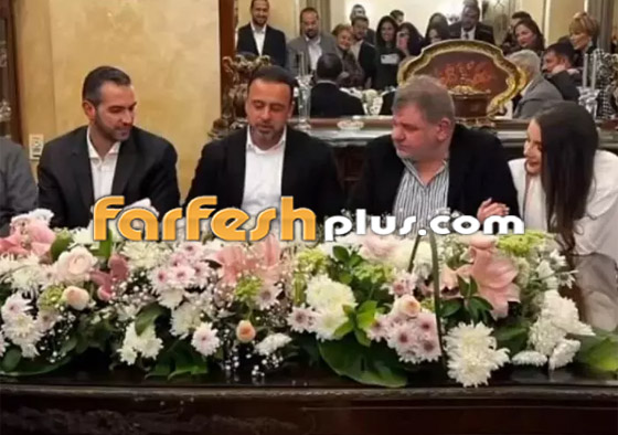 طليق أصالة وزوجها معا.. يضحكان مع بعضهما بحفل زفاف ابنتها شام صورة رقم 8 طليق أصالة وزوجها معا.. يضحكان مع بعضهما بحفل زفاف ابنتها شام صورة رقم 8