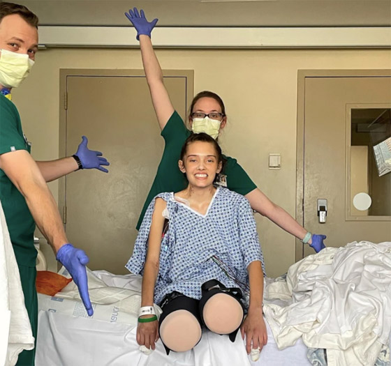 قصة عارضة الأزياء التي فقدت ساقيها بعد إصابتها بفيروس كورونا صورة رقم 2