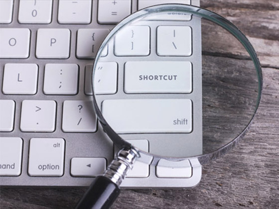 اختصارات لوحة المفاتيح اختصارات لوحة المفاتيح