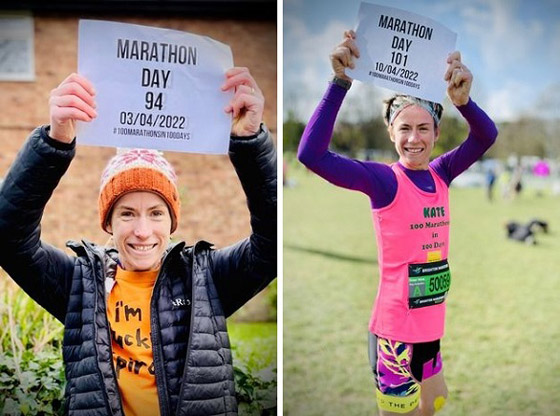 تنهي 100 سباق ماراثون خلال 100 يوم صورة رقم 3