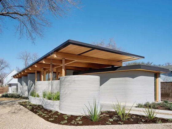 طابعة ثلاثية الأبعاد تبني جدران منزل فاخر في 8 أيام صورة رقم 1