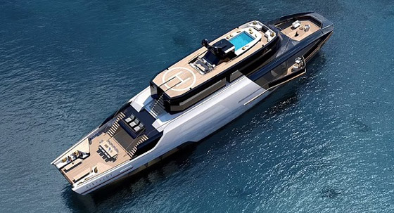 يخت فاخر صديق للبيئة يمكنه الطيران باستخدام المنطاد صورة رقم 6