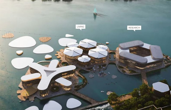 مطاعم وشقق وحديقة لـ12 ألف شخص.. تعرفوا إلى أول مدينة عائمة بالعالم صورة رقم 14