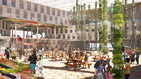 مطاعم وشقق وحديقة لـ12 ألف شخص.. تعرفوا إلى أول مدينة عائمة بالعالم صورة رقم 16