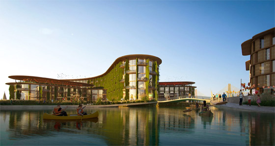 مطاعم وشقق وحديقة لـ12 ألف شخص.. تعرفوا إلى أول مدينة عائمة بالعالم صورة رقم 5