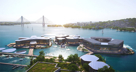 مطاعم وشقق وحديقة لـ12 ألف شخص.. تعرفوا إلى أول مدينة عائمة بالعالم صورة رقم 20