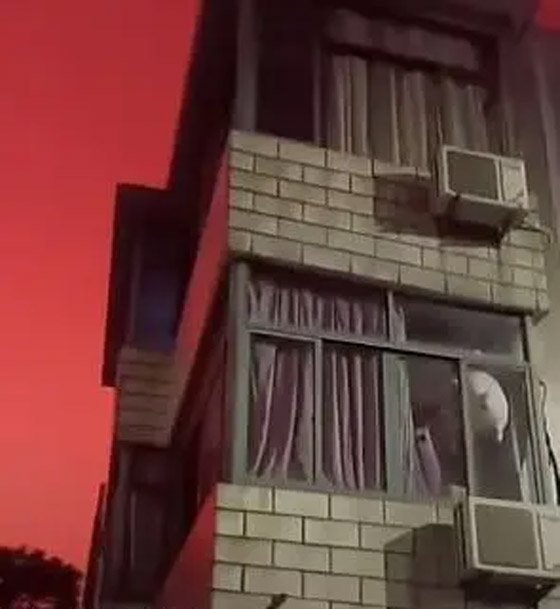 ظاهرة غريبة تثير الرعب في الصين.. فجأة تحولت السماء للون الأحمر! صورة رقم 10