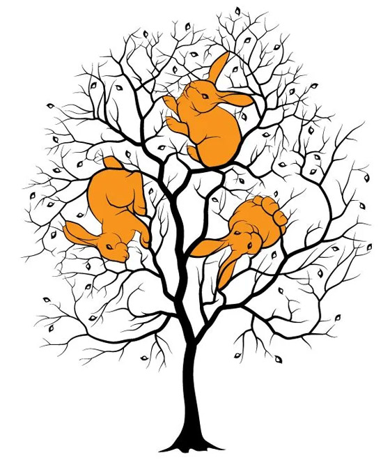 خدعة بصرية مدهشة: هل تستطيع تحديد عدد الأرانب بهذه الشجرة؟ صورة رقم 2