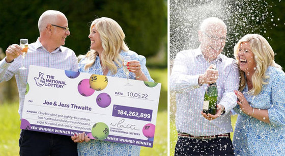 زوجان يفوزان بأكبر جائزة يانصيب في تاريخ بريطانيا.. صور صورة رقم 1