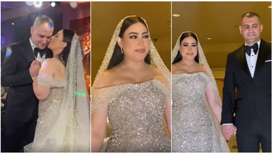 تسريب فيديو صادم من حفل زفاف المطربة بوسي تهدد غاضبة : “عليا الطلاق أبوظ الجوازة دي!