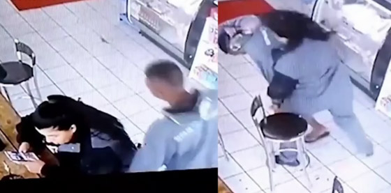 بالفيديو: امرأة برازيلية تنقض على شاب تحرش بها وتشبعه ضربا! صورة رقم 1 بالفيديو: امرأة برازيلية تنقض على شاب تحرش بها وتشبعه ضربا! صورة رقم 1