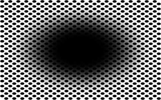 وهم بصري مخيف يجعلك تشعر وكأن ثقبا أسود قادم ليأخذك! صورة رقم 1