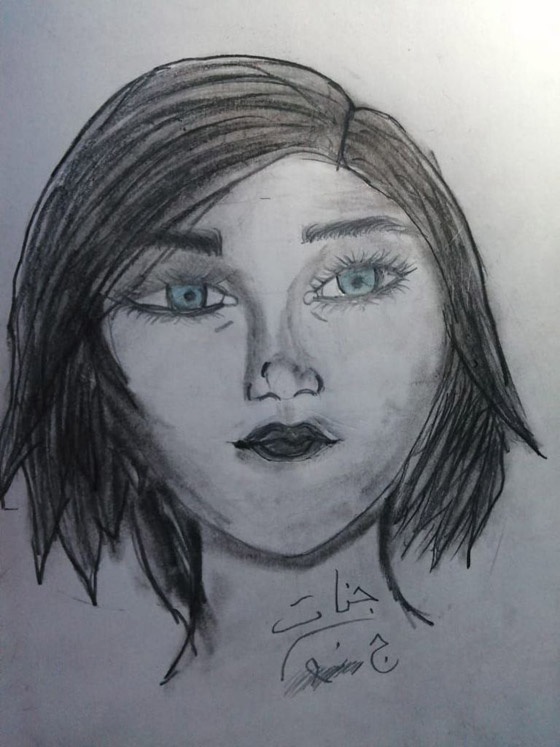 موهوبة بالفطرة.. جنات العراقية تعيد رسم الوجوه من جديد صورة رقم 2