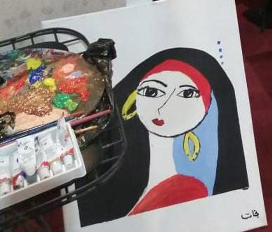موهوبة بالفطرة.. جنات العراقية تعيد رسم الوجوه من جديد صورة رقم 7