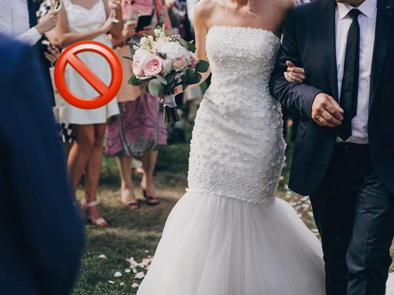 لماذا لا يجوز للضيوف ارتداء اللون الأبيض في حفلات الزفاف؟ صورة رقم 5