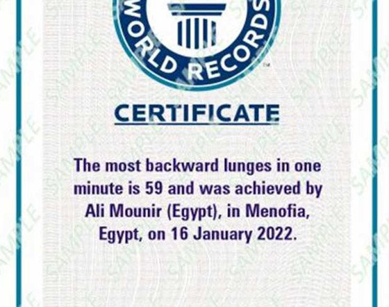فعلها في أشهر.. شاب مصري يحطم 15 رقما قياسيا في موسوعة غينيس! صورة رقم 13