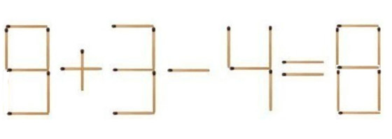 نشط عقلك.. حرك عود ثقاب واحدا لإصلاح هذه المعادلة بـ3 خيارات مختلفة صورة رقم 2