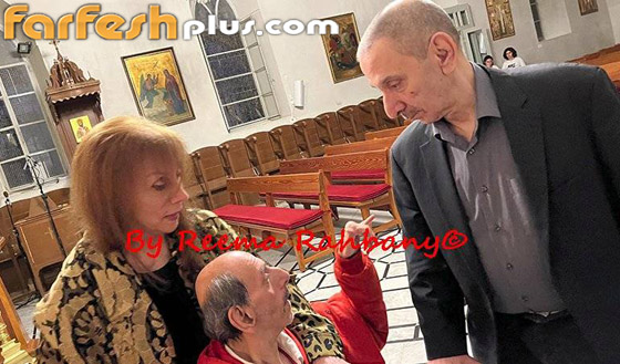 صورة فيروز مع ابنيها زياد الرحباني و صورة فيروز مع ابنيها زياد الرحباني و