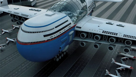 فيديو وصور: مهندس يمني يبتكر نموذجا لفندق طائر يحلق بالسماء لسنوات صورة رقم 14