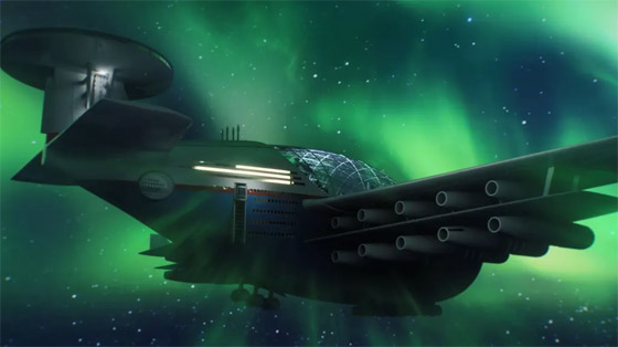 فيديو وصور: مهندس يمني يبتكر نموذجا لفندق طائر يحلق بالسماء لسنوات صورة رقم 19