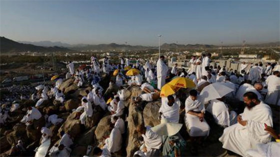 بالفيديو والصور.. الحجاج يتوافدون على عرفات لأداء ركن الحج الأعظم صورة رقم 4 بالفيديو والصور.. الحجاج يتوافدون على عرفات لأداء ركن الحج الأعظم صورة رقم 4