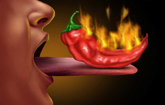 هكذا يخدع الطعام الحار خلايا الدماغ صورة رقم 4