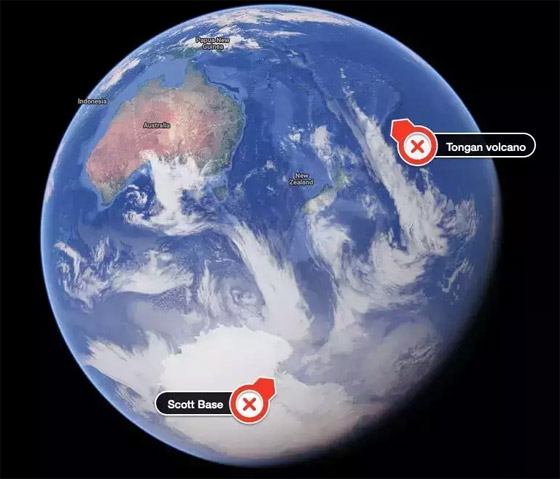 صور مذهلة لسماء القارة الجنوبية.. ذرات من بركان مائي صنعت ألوانا جذابة صورة رقم 6