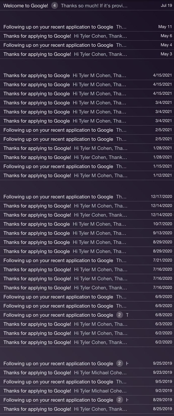 رُفض طلبه 39 مرة ولم ييأس.. قصة كفاح شاب أمريكي نال وظيفة بجوجل صورة رقم 4