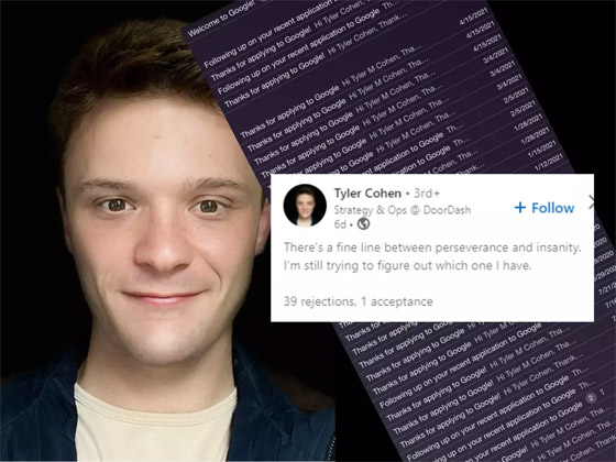 رُفض طلبه 39 مرة ولم ييأس.. قصة كفاح شاب أمريكي نال وظيفة بجوجل صورة رقم 3