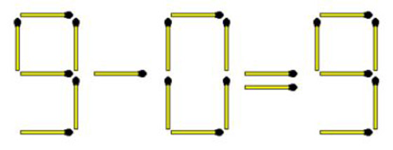 للأذكياء فقط.. أضف عودي ثقاب فقط لإصلاح المعادلة في 20 ثانية صورة رقم 2