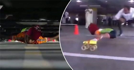 طفلة هندية تدخل موسوعة غينيس.. تزلجت تحت 20 سيارة بـ13 ثانية صورة رقم 1