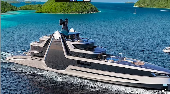 يخت فاخر بتصميم مستوحى من ماسة كارتييه نادرة صورة رقم 1