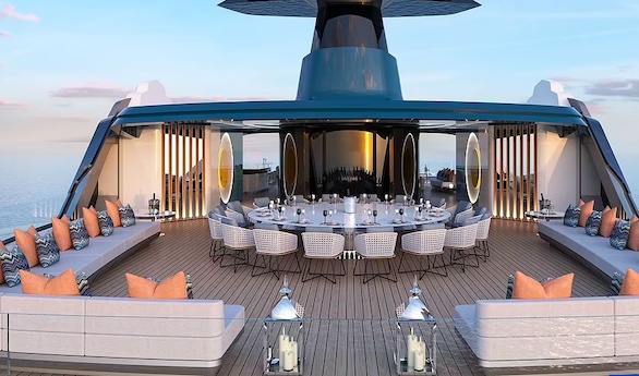 يخت فاخر بتصميم مستوحى من ماسة كارتييه نادرة صورة رقم 4