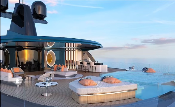 يخت فاخر بتصميم مستوحى من ماسة كارتييه نادرة صورة رقم 5