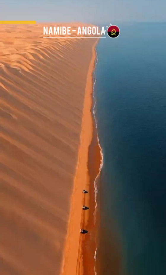 تفاعل كبير مع صورة مذهلة تُظهر الكثبان الرملية الهائلة بجوار المحيط صورة رقم 3