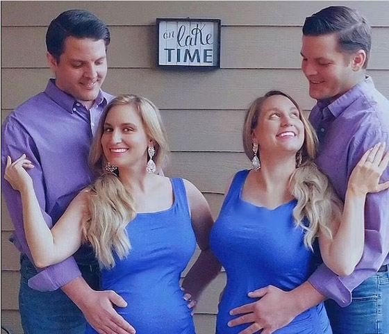 شقيقتان توأم تتزوجان من شقيقين توأم والنتيجة مدهشة صورة رقم 4